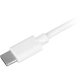 Sharkoon Cavo USB 2.0, connettore USB-A > connettore USB-C bianco