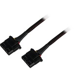 Sharkoon Cavo di alimentazione a Y 4Pin 5,25" > 2x 4Pin 5,25", Cavo a Y Nero