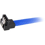 Sharkoon SATA 3 cavo SATA 0,45 m SATA 7-pin Nero, Blu blu, 0,45 m, SATA III, SATA 7-pin, SATA 7-pin, Maschio/Maschio, Nero, Blu