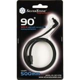 SilverStone CP08 cavo SATA 0,5 m Nero Nero, 0,5 m, SATA I, Maschio/Maschio, Nero
