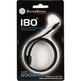 SilverStone SST-CP07 cavo SATA 0,5 m Nero Nero
