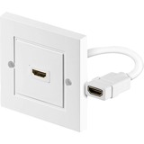 goobay 51722 cavo HDMI HDMI tipo A (Standard) Bianco, Scatola di giunzione bianco, HDMI tipo A (Standard), HDMI tipo A (Standard), Compatibilità 3D, Bianco