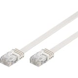 goobay 93364 cavo di rete Bianco 15 m Cat5e U/UTP (UTP) bianco, 15 m, Cat5e, U/UTP (UTP), RJ-45, RJ-45