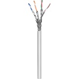 goobay 96094 cavo di rete Grigio 100 m Cat6a S/FTP (S-STP) grigio, 100 m, Cat6a, S/FTP (S-STP)