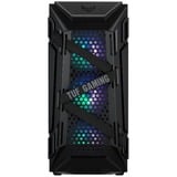 ASUS TUF Gaming GT301 Midi Tower Nero, Chassis Tower Nero, Midi Tower, PC, Nero, ATX, micro ATX, Mini-ATX, ABS, Acciaio, Vetro temperato, Multi
