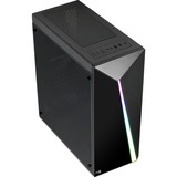 Aerocool Shard Midi Tower Nero, Chassis Tower Nero, Midi Tower, PC, Nero, ATX, micro ATX, Mini-ITX, Acrilonitrile butadiene stirene (ABS), SPCC, Gaming