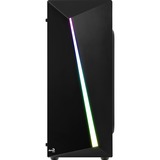 Aerocool Shard Midi Tower Nero, Chassis Tower Nero, Midi Tower, PC, Nero, ATX, micro ATX, Mini-ITX, Acrilonitrile butadiene stirene (ABS), SPCC, Gaming