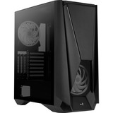 Aerocool Visor Midi Tower Nero, Chassis Tower Nero, Midi Tower, PC, Nero, ATX, EATX, micro ATX, Mini-ITX, Acrilonitrile butadiene stirene (ABS), SPCC, Acciaio, Gaming