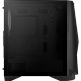 Aerocool Visor Midi Tower Nero, Chassis Tower Nero, Midi Tower, PC, Nero, ATX, EATX, micro ATX, Mini-ITX, Acrilonitrile butadiene stirene (ABS), SPCC, Acciaio, Gaming