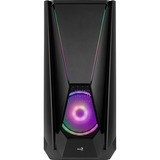 Aerocool Visor Midi Tower Nero, Chassis Tower Nero, Midi Tower, PC, Nero, ATX, EATX, micro ATX, Mini-ITX, Acrilonitrile butadiene stirene (ABS), SPCC, Acciaio, Gaming