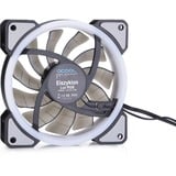 Alphacool Eiszyklon Aurora LUX Digital RGB Case per computer Ventilatore 12 cm Trasparente, Ventola Ventilatore, 12 cm, 1100 Giri/min, 29 dB, 87,32 m³/h, Trasparente