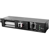 BlueWalker 6 - 10kVA 19" MBS unità di distribuzione dell'energia (PDU) 2U Nero, Modulo di estensione Commutate, 2U, Orizzontale, Nero, Terminale, Terminal (L-N)