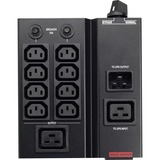 BlueWalker MBS/PDU IEC 1-3kVA unità di distribuzione dell'energia (PDU) 9 presa(e) AC Nero, Modulo Nero, Orizzontale/Verticale, Nero, 9 presa(e) AC, 208-240 V, 16 A, 160 x 180 x 50 mm