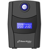 BlueWalker VI 600 STL A linea interattiva 0,6 kVA 360 W 2 presa(e) AC, UPS Nero, A linea interattiva, 0,6 kVA, 360 W, Sinusoidale, 162 V, 290 V