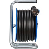 Brennenstuhl 1079180600 prolunghe e multiple 15 m 3 presa(e) AC Interno Nero, Blu, Bianco, Tamburo per cavi blu/Nero, 15 m, 3 presa(e) AC, Interno, IP20, PVC, Plastica, Nero, Blu, Bianco