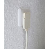 Brennenstuhl 1168980230 3m Bianco cavo di alimentazione, Cavo di prolunga bianco, 3 m, Maschio/Femmina, Bianco