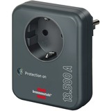 Brennenstuhl 1506996 protezione da sovraccarico Antracite 1 presa(e) AC 230 V, Protezione da sovratensioni antracite, 1 presa(e) AC, 230 V, 3500 W, 13,5 A, Antracite, IP20