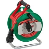 25m AT-N05V3V3-F 3G1,5 1AC outlet(s) 25m Nero, Verde, Grigio, Rosso prolunghe e multiple, Tamburo per cavi