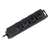 Brennenstuhl BN-1159960 Protezioni da sovraccarico, Ciabatta Nero, 4 presa(e) AC, 230 V, Nero, 2 m