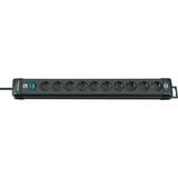 Brennenstuhl BN-1951100100 Prolunghe elettriche, Ciabatta Nero, 3 m, 10 presa(e) AC, Nero, Plastica, Nero