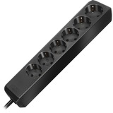 Brennenstuhl Eco-Line Nero 6 presa(e) AC 1,5 m, Ciabatta Nero, 6 presa(e) AC, Tipo H, Nero, 1,5 m, 330 mm