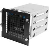 Chenbro 384-10502-2100A0 parte del case del computer Full Tower Gabbia HDD, Telaio di montaggio Nero, Full Tower, Gabbia HDD, Metallo, Nero, Argento, 3.5", 80 mm