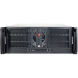 Chenbro 4U Open-Bay Compact Rackmount Portabagagli Grigio vane portacomputer, Enclosure per rack Nero/Argento, Portabagagli, Server, ABS sintetico, SGCC, CEB, Grigio, 4U