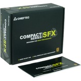 Chieftec CSN-650C alimentatore per computer 650 W 20+4 pin ATX SFX Nero, Alimentatore PC Nero, 650 W, 100 - 240 V, 47 - 63 Hz, 6 A, Attivo, 90 W