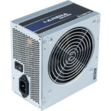 Chieftec GPB-450S alimentatore per computer 450 W 20+4 pin ATX PS/2 Argento, Alimentatore PC grigio, 450 W, 200 - 240 V, 47 - 63 Hz, 3.5 A, Attivo, 100 W