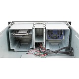 Chieftec UNC-411E-B computer case Supporto Nero, Argento 400 W, Server case Nero, Supporto, Server, Nero, Argento, ATX, EATX, micro ATX, SECC, 4U