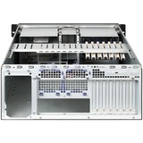 Chieftec UNC-411E-B computer case Supporto Nero, Argento 400 W, Server case Nero, Supporto, Server, Nero, Argento, ATX, EATX, micro ATX, SECC, 4U