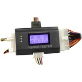 DeLOCK 18159 tester per batterie Nero/Bianco, Strumento di misura Nero, Nero/Bianco