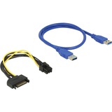 DeLOCK 41426 scheda di interfaccia e adattatore Interno PCI, PCIe, USB 3.2 Gen 1 (3.1 Gen 1), Scheda di montaggio PCI, PCI, PCIe, USB 3.2 Gen 1 (3.1 Gen 1), Cina, 0,8 Gbit/s, 43,5 mm, 128,2 mm
