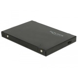 DeLOCK 42609 contenitore di unità di archiviazione Box esterno SSD Nero M.2, Disk enclosure Nero, Box esterno SSD, M.2, PCI Express, 10 Gbit/s, Collegamento del dispositivo USB, Nero