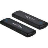 DeLOCK 42615 contenitore di unità di archiviazione Box esterno SSD Nero M.2, Disk enclosure Nero, Box esterno SSD, M.2, M.2, 10 Gbit/s, Collegamento del dispositivo USB, Nero