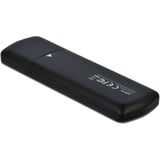 DeLOCK 42615 contenitore di unità di archiviazione Box esterno SSD Nero M.2, Disk enclosure Nero, Box esterno SSD, M.2, M.2, 10 Gbit/s, Collegamento del dispositivo USB, Nero