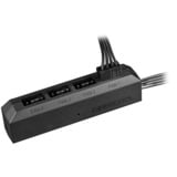 DeepCool FH-04 0,55 m, Controllo ventola Nero, 0,55 m, ATX (20-pin), 4 x Molex (3-pin), Dritto, Dritto, Nero