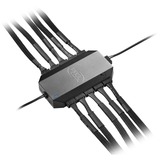 DeepCool FH-10 Controller per ventilatore, Controllo ventola Nero, Controller per ventilatore, Nero, 4 piedini, Ventilatore, 80 mm, 46 mm