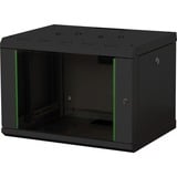Digitus Alloggiamento a parete serie Unique - 600x450 mm (LxP), IT armadio Nero, Da parete, 7U, 100 kg, Lucchetti, Nero