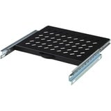 Digitus Ripiano estraibile per armadi da 483 mm (19"), Il vano inferiore Nero, Nero, 25 kg, 1U, Turchia, 48,3 cm (19"), 510 mm
