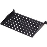 Digitus Ripiano per l'installazione fissa su armadi da 483 mm (19"), Il vano inferiore Nero, Nero, 15 kg, Turchia, 48,3 cm (19"), 500 mm, 410 mm