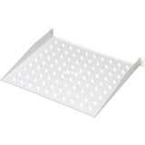 Digitus Ripiano per l'installazione fissa su armadi da 483 mm (19"), Il vano inferiore grigio, Grigio, 15 kg, Turchia, 48,3 cm (19"), 500 mm, 260 mm