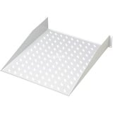 Digitus Ripiano per l'installazione fissa su armadi da 483 mm (19"), Il vano inferiore grigio, Grigio, 25 kg, Cina, 48,3 cm (19"), 520 mm, 370 mm