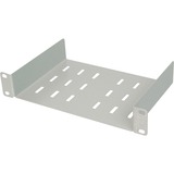 Digitus Set di rete 254 mm (10"), IT armadio grigio, Da parete, 30 kg, Lucchetti, Grigio