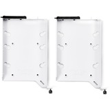 Fractal Design FD-ACC-HDD-A-WT-2P parte del case del computer Universale Staffa di montaggio HDD, Telaio di montaggio bianco, Universale, Staffa di montaggio HDD, Bianco, 3.5", 1 pz, 37 mm