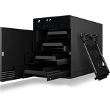 ICY BOX IB-3740-C31 Box esterno HDD/SSD Nero 2.5/3.5", Disk enclosure Nero, Box esterno HDD/SSD, 2.5/3.5", SATA, Seriale ATA II, Serial ATA III, 10 Gbit/s, Collegamento del dispositivo USB, Nero