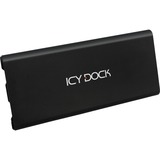 Icy Dock MB861U31-1M2B contenitore di unità di archiviazione Box esterno SSD Nero M.2, Disk enclosure Nero, Box esterno SSD, M.2, M.2, 10 Gbit/s, Collegamento del dispositivo USB, Nero