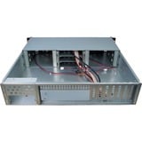 Inter-Tech 2U-20240 Supporto Nero, Server case Nero, Supporto, Server, Nero, ATX, micro ATX, Mini-ATX, Acciaio, HDD, Rete, Potenza