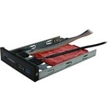 Inter-Tech 2U-20240 Supporto Nero, Server case Nero, Supporto, Server, Nero, ATX, micro ATX, Mini-ATX, Acciaio, HDD, Rete, Potenza
