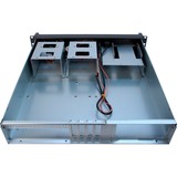 Inter-Tech 2U-2098-SK Supporto Nero, Server case Nero, Supporto, Server, Nero, Mini-ITX, uATX, Acciaio, 2U